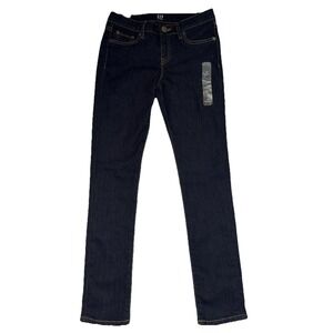 Gap‎ Kids Girls Super Skinny Dark Denim Jeans, Adjustable Waist,  Size 10 NWT